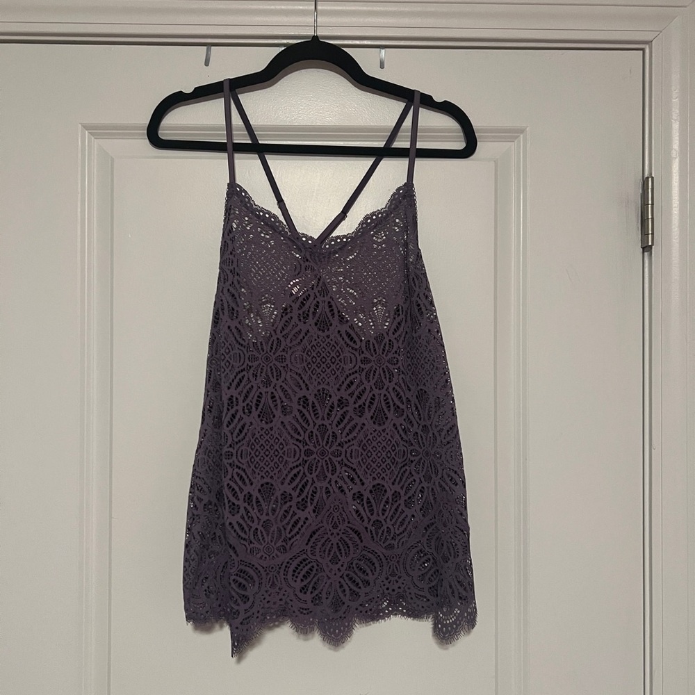 Victoria's Secret Purple Lace Camisole